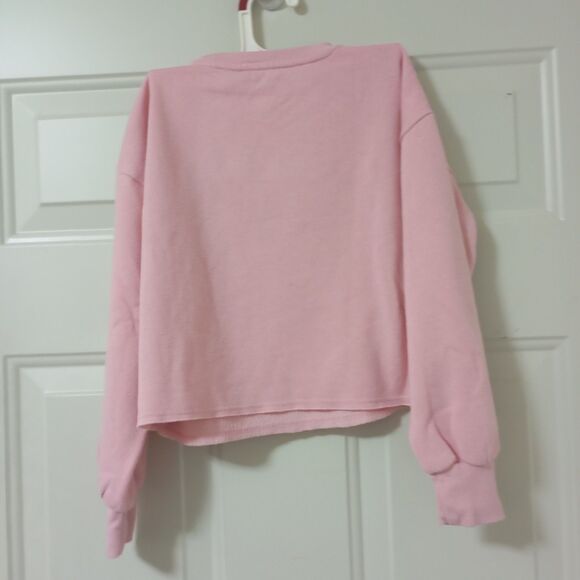 Barbie Sweatshirt Youth Girls Size 6/7 Pink Long Sleeve - Picture 2 of 5